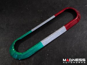 Alfa Romeo Giulia Air Conditioning Dash Bezel - Carbon Fiber - Italian Theme - Pre '20 - Feroce Carbon 